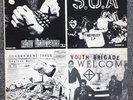 FOUR OLD 7”S ON A 12” LP DISCHORD YOUTH BRIGADE SOA TEEN IDLES GOVERNMENT ISSUE