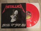 vinyle 33 Tours Metallica Live 82 Metal Up Your Ass Colored Red Rouge