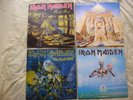 IRON MAIDEN X 4 LP (Piece of mind, Powerslave, Live after death 2LP, Seventh...