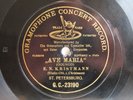 78rpm EMILIA KRISTMAN - Ave Maria (Gounod) - BLACK G&T 1902