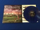 RARE vintage 1994 Megadeth Youthanasia LP RECORD UK IMPORT ORIG BLUE COLOR VINYL