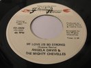 Angela Davis FUNK 45 My Love Is So Strong SOUL Flaming Arrow Mighty Chevelles