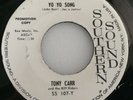RARE PROMO TEEN ROCKER 45 / TONY CARR / YO YO SONG / JOHNNY FRANKENSTEIN / SS107