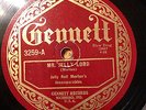 Gennett 3259 Jelly Roll Morton's Incomparables HOT JAZZ  78 rpm