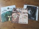 RITCHIE BLACKMORE'S RAINBOW 3 LP LOT. Stranded, Straight Between Eyes, Difficult