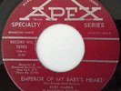 Rare Northern Soul Kurt Harris Emperor of My Baby's Heart Canadian Apex 45
