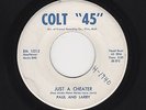 '59 Midwest C&W/Rockabilly Gtr Break PAUL & LARRY Just a Cheater COLT 45 HEAR