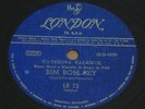 CATERINA VALENTE 1961 Bim Bom Bey/ So o eine nacht 78  RPM 10” BRAZIL Brasilien