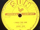 JOHNNY CASH I Walk The Line/Get Rhythm 78 on SUN 241 rockabilly