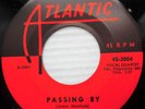 the VERSATILES soul doowop r&b ORIG. Atlantic 45 PASSING BY / CRYING   M-  FM94