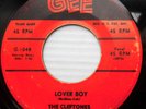 CLEFTONES soul doowop popcorn 45 BEGINNERS AT LOVE / LOVER BOY vg+ GEE   FM95