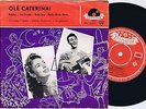 CATERINA VALENTE & SILVIO FRANCESCO Olé Caterina  Danish EP 45PS 1957