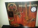 SLAYER - HELL AWAITS  2016 WHITE vinyl LP + POSTER, 500 COPIES  SEALED