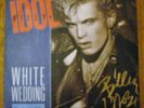 BILLY IDOL WHITE WEDDING (PART 1 & 2 SHOTGUN MIX) - 12 INCH - RARE - AUTOGRAPHED