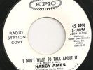 60s NORTHERN SOUL - NANCY AMES - I don't want to talk about it - US EPIC PROMO