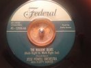 JESSE POWELL ORCHESTRA: Walkin' Blues/ Love Is A Fortune, plays VG+
