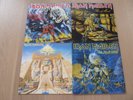 Iron Maiden LPs Piece Of Mind, Powerslave, Live After Death, Number Of The Beast