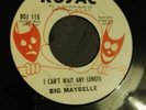 BIG MAYBELLE.  I CANT WAIT ANY LONGER  ROJAC  WHITE DEMO VG+ rare northern soul
