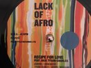 LACK OF AFRO - RECIPE FOR LOVE - NORTHERN MODERN SOUL 45RPM