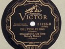 78rpm – McLaughlin's Old Time Melody Makers – Dill Pickles Rag – Victor 21286 E+