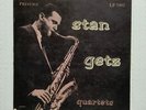 Stan Getz Quartets vinyl record Prestige LP7002