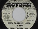 Northern Soul 45 - Carolyn Crawford - When Someone's Good To You - Motown - mp3