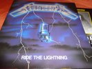 Metallica ?– Ride The Lightning ...in very good condition..org 1989..Vertigo
