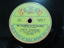 Cheito Gonzales y su trio santurce 78 rpm record (boleros) B.M.C Label