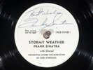 78 RPM -- Frank Sinatra autograph on Columbia 12