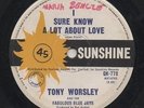 TONY WORSLEY   Rare 1964 Aust Only 7