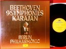 NM vinyl 8 LPs Karajan Beethoven 9 Symphonies complete set, Berlin Phil,  tested