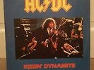 AC/DC Kissin` Dynamite Bootleg Vinyl Double LP 1988 Live Stockholm