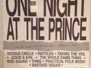 V/A - ONE NIGHT AT THE PRINCE -OZ AUSSIE PUNK 1988 VICIOUS CIRCLE, REPTILES LIVE