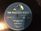 elvis presley blue suede shoes/ Tutti Fruiti 78 Rpm Record