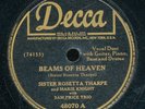 78tk-Black Gospel -DECCA 48070-Sister Rosetta Tharpe