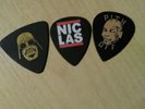 IN FLAMES *STAGE USED* Picks PLECTRUMS Manchester 16/1/17 with AVENGED SEVENFOLD