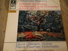 Oistrakh Fournier Brahms Double Concerto German Ed1 SMC 80900 r/w (=SAX 2264) NM