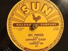 ROCKABILLY 78 Johnny Cash-Hey Porter/Cry Cry Cry SUN 221 Johnny's 1st Record
