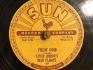 BLUES 78 Little Junior's Blue Flames-Feelin Good/Fussin & Fightin Blues SUN 187