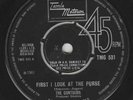 THE CONTOURS - FIRST I LOOK AT THE PURSE - MOTOWN UK TMG531