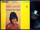 NINA SIMONE Broadway Blues Ballads LP PHILIPS PHS 600-148 Orig US 1964 JAZZ DG