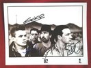 U2 Signed photograph (The Joshua Tree era) with COA, A4, Autographs, Bono, Edge