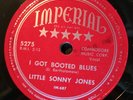 Little Sonny Jones Imperial Vinyl 78 I Got Booted Blues