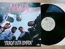 N.W.A Straight Outta Compton LP EX+ UK 1st Press 1988 A1/B1 BRLP534 + orig inner