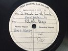 PAUL WHITEMAN’S RHYTHM BOYS - ‘A BENCH IN THE PARK’’ COLUMBIA TEST PRESSING
