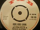 Alton Ellis & Prince Buster All Stars Good Good Loving Orig UK 7