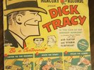 1947 VINTAGE MERCURY RECORDS SET DICK TRACY FLATTOP MIDNIGHT MARAUDER COMIC ART