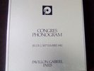 Coffret 3 LP Congrès Phonogram 1982 Hors commerce