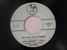 John Connoly Johnny Davis Detroit 45 CANT THIS BE FOREVER bw GAMBLERS