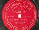 HEAR  78 BILLIE HOLIDAY Strange Fruit / Fine And Mellow COMMODORE 526